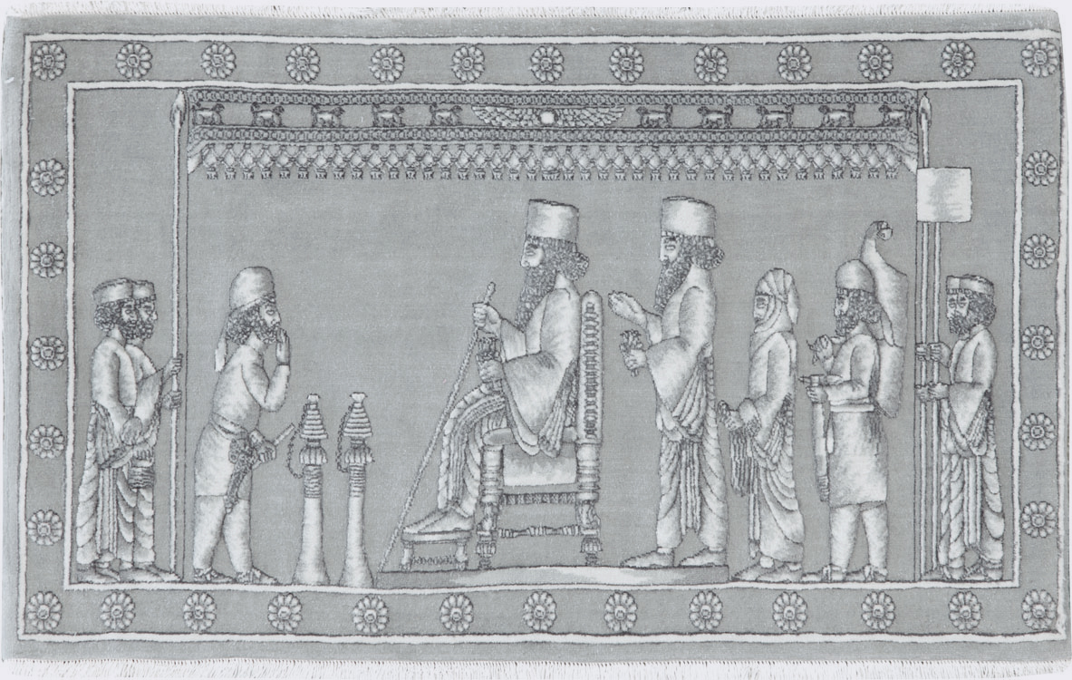 Persian Tabriz Pictorial Rug, No.26727 - Galerie Shabab