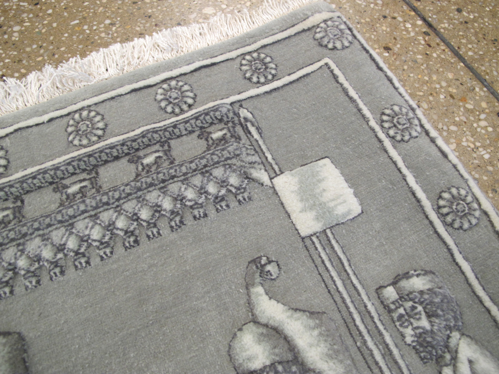 Persian Tabriz Pictorial Rug, No.26727 - Galerie Shabab