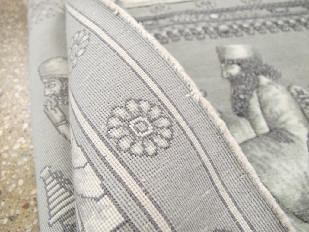 Persian Tabriz Pictorial Rug, No.26727 - Galerie Shabab