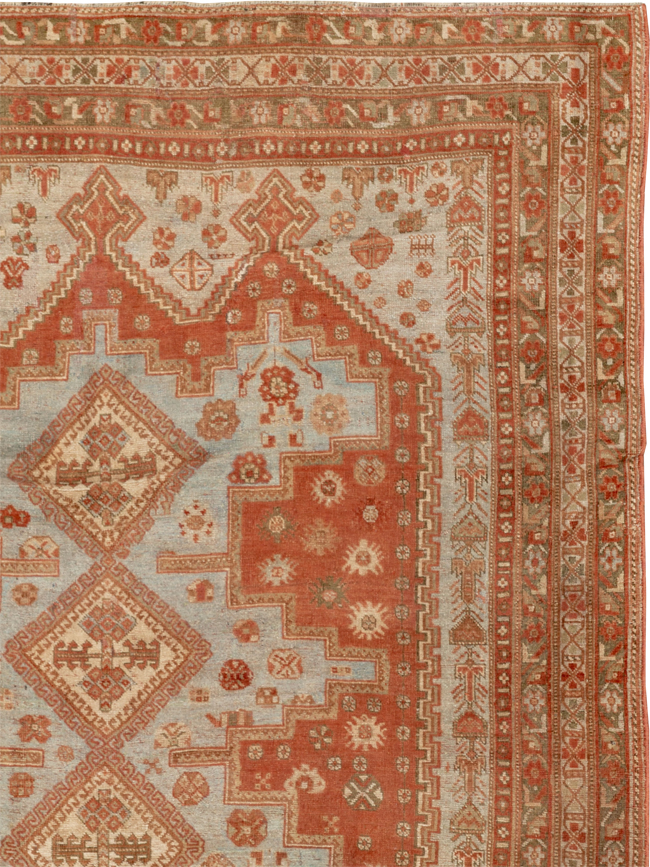 Antique Persian Afshar Accent Rug, No.26729 - Galerie Shabab