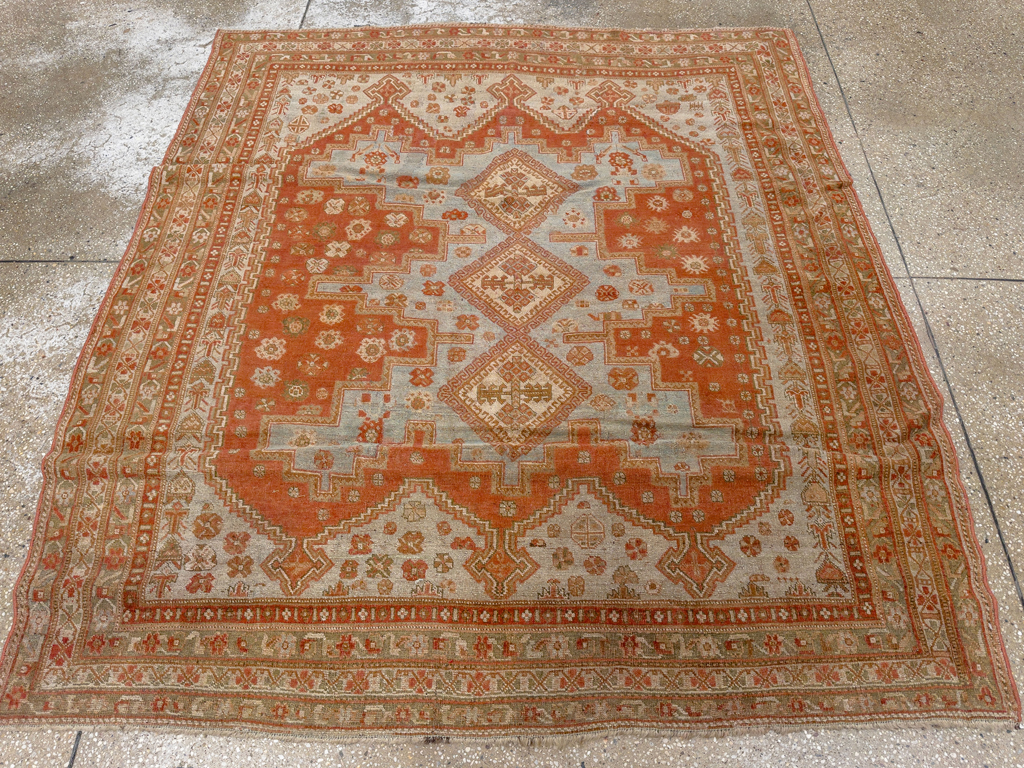 Antique Persian Afshar Accent Rug, No.26729 - Galerie Shabab