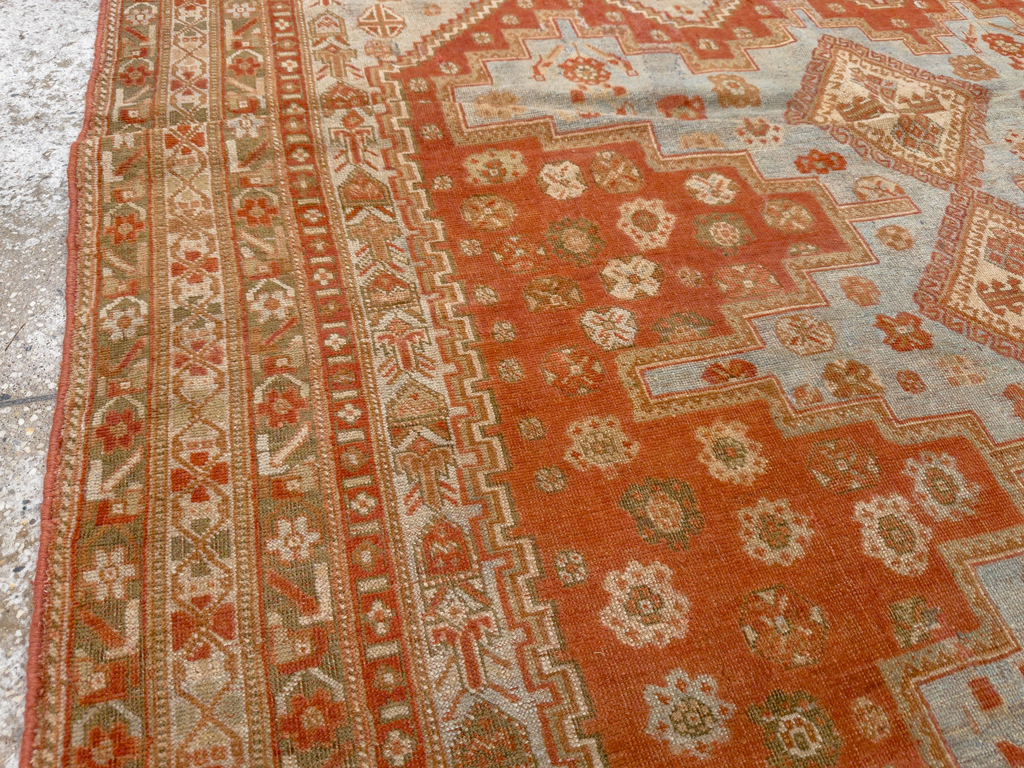 Antique Persian Afshar Accent Rug, No.26729 - Galerie Shabab