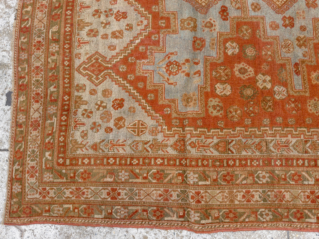 Antique Persian Afshar Accent Rug, No.26729 - Galerie Shabab
