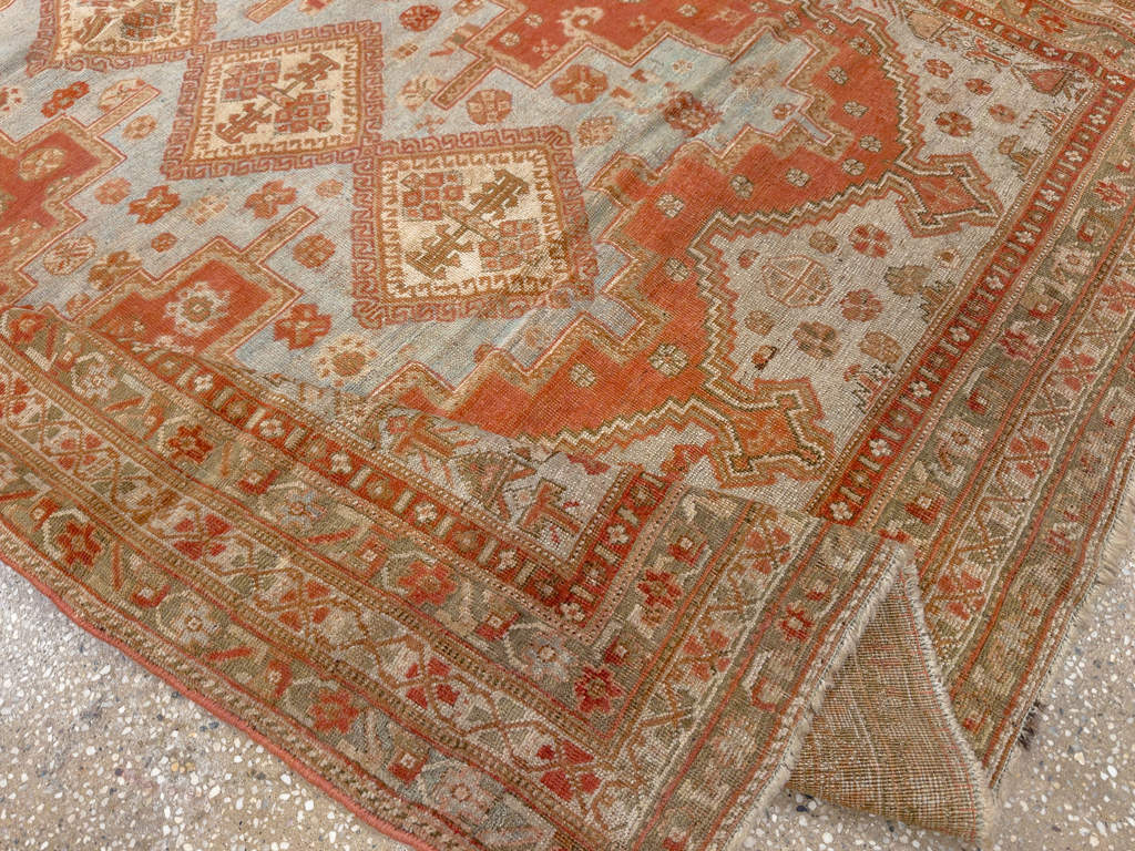 Antique Persian Afshar Accent Rug, No.26729 - Galerie Shabab
