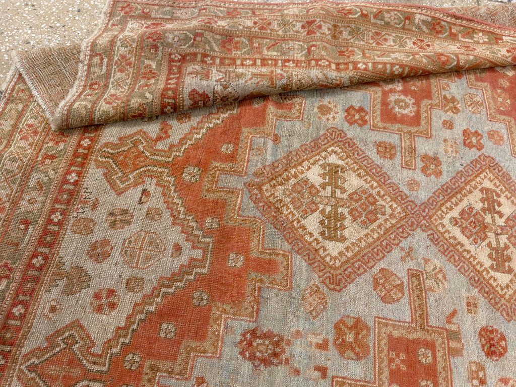Antique Persian Afshar Accent Rug, No.26729 - Galerie Shabab