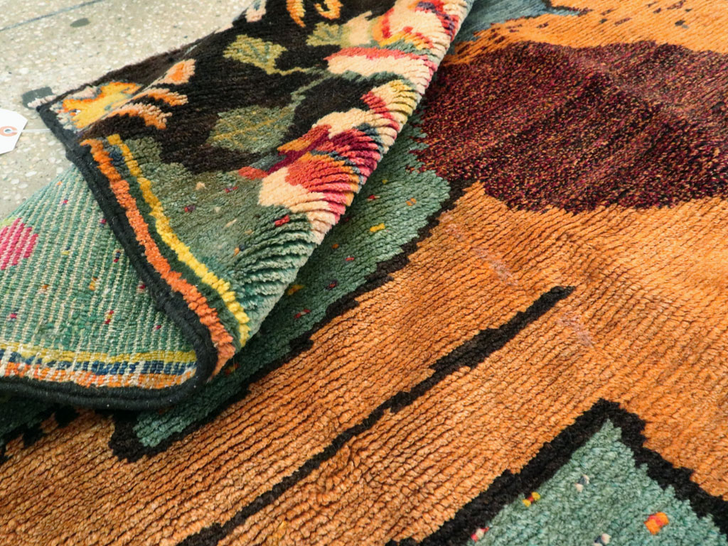 Vintage Caucasian Karabagh Pictorial Rug, No.26730 - Galerie Shabab