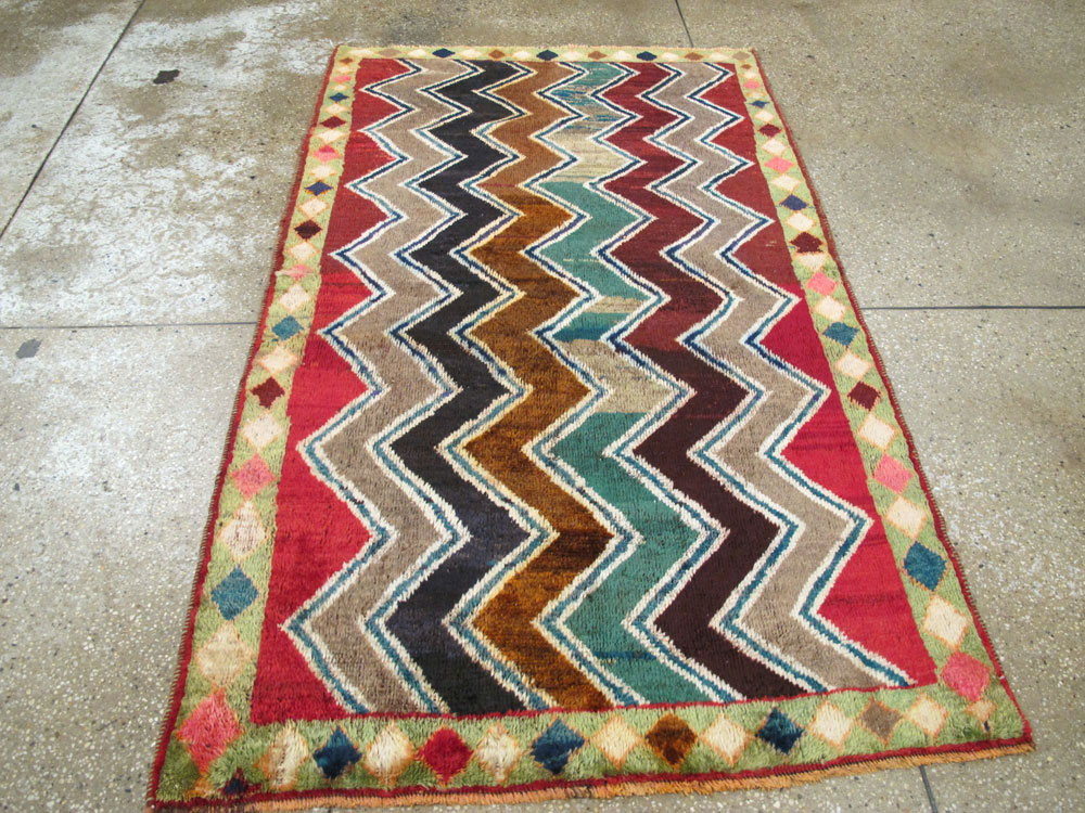 Vintage Persian Gabbeh Rug, No.26738 - Galerie Shabab