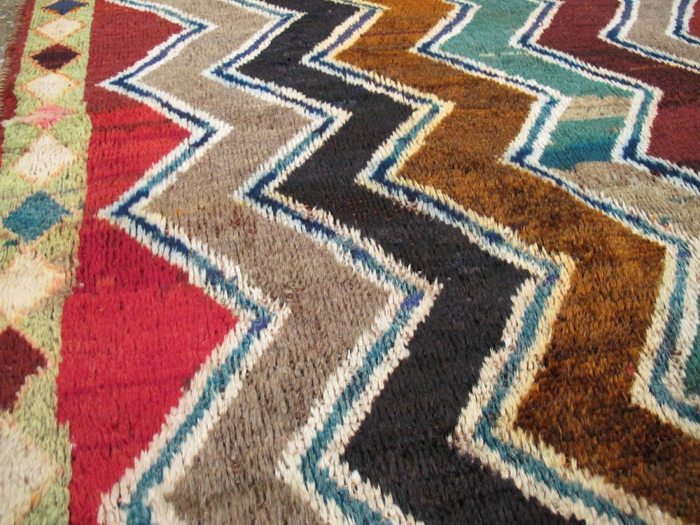 Vintage Persian Gabbeh Rug, No.26738 - Galerie Shabab