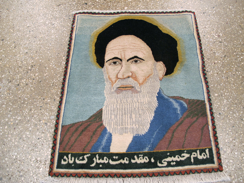 Vintage Persian Tabriz Pictorial Rug, No.26745 - Galerie Shabab