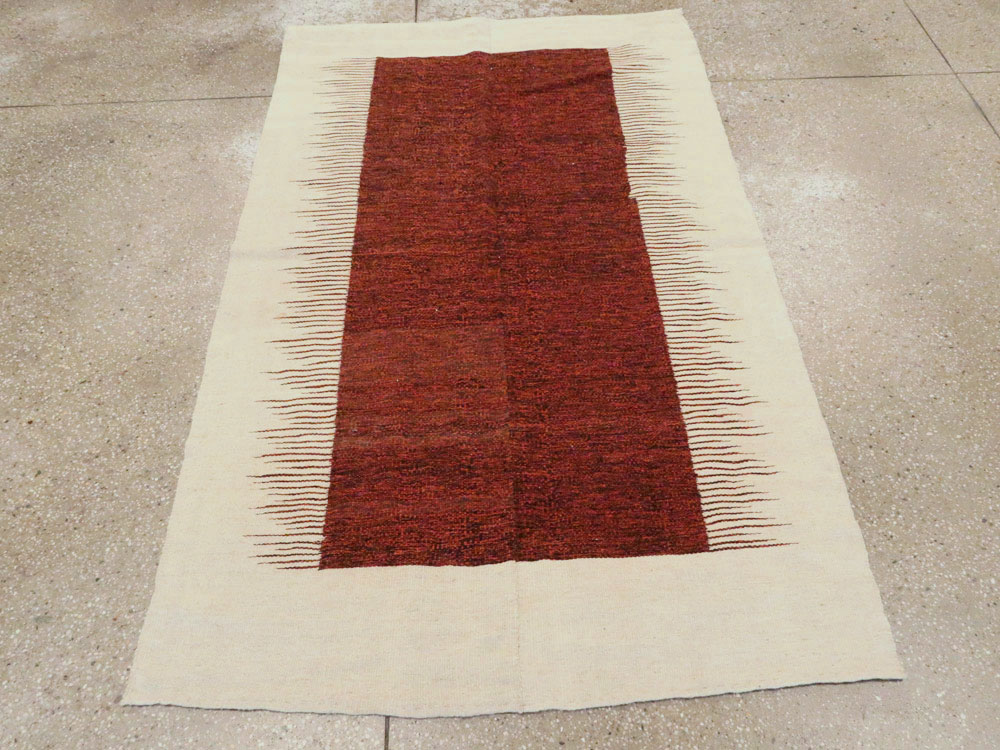 Modern Persian Flatweave Kilim, No.26755 - Galerie Shabab