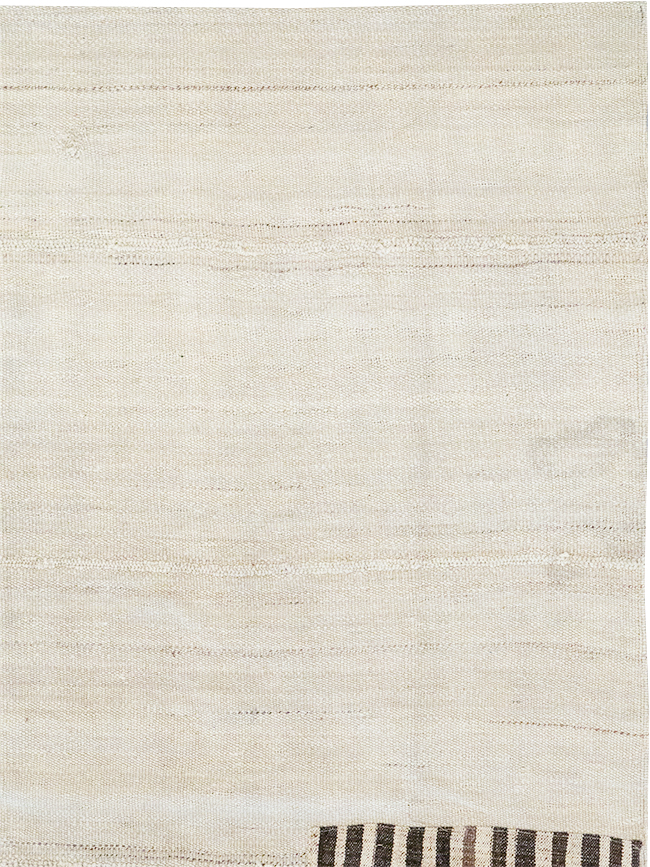 Vintage Persian Flatweave Kilim Accent Carpet, No.26758 - Galerie Shabab