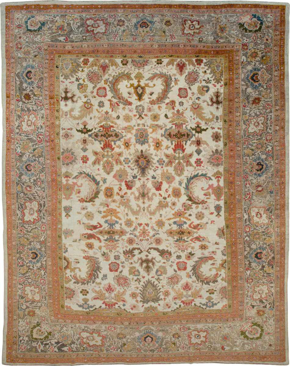 Antique Persian Sultanabad Large Carpet, No.26768 - Galerie Shabab