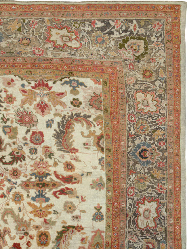 Antique Persian Sultanabad Large Carpet, No.26768 - Galerie Shabab