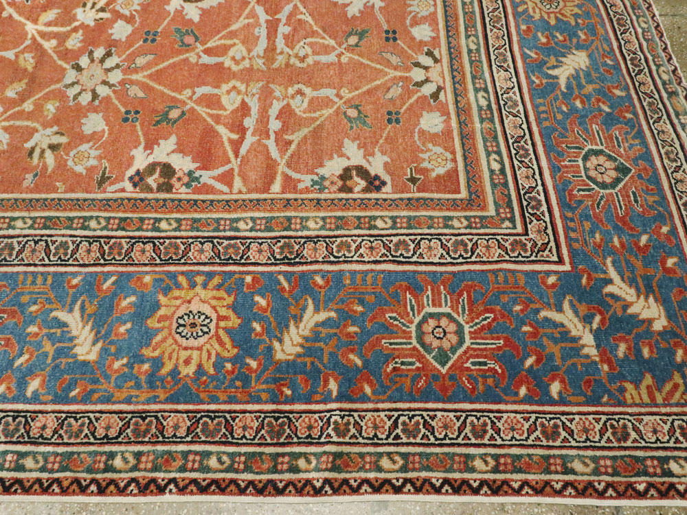 Antique Persian Mahal Large Square Carpet, No.26769 - Galerie Shabab