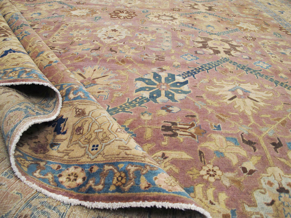 Antique Persian Tabriz Carpet, No.26777 - Galerie Shabab