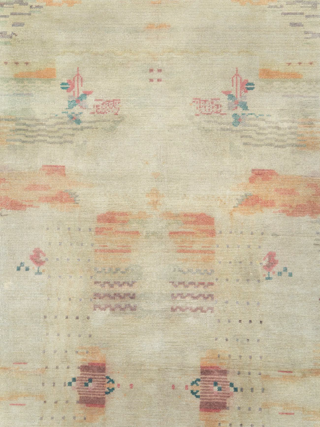 Vintage French Deco Carpet, No.26783 - Galerie Shabab