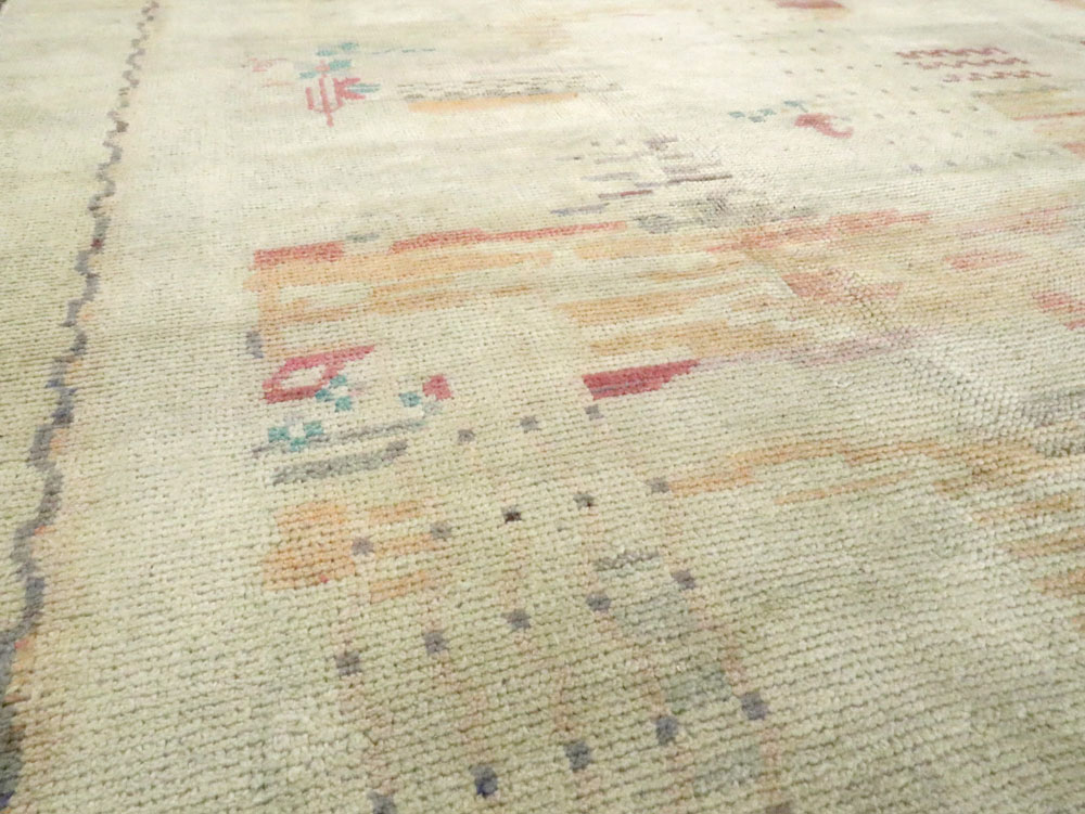 Vintage French Deco Carpet, No.26783 - Galerie Shabab