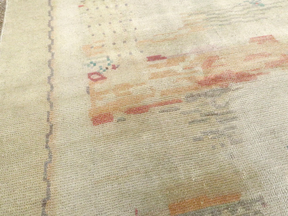 Vintage French Deco Carpet, No.26783 - Galerie Shabab