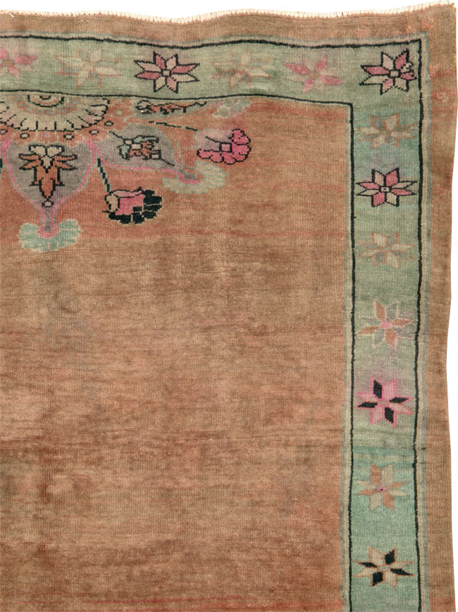 Vintage Indian Lahore Wide Gallery Runner, No.26784 - Galerie Shabab