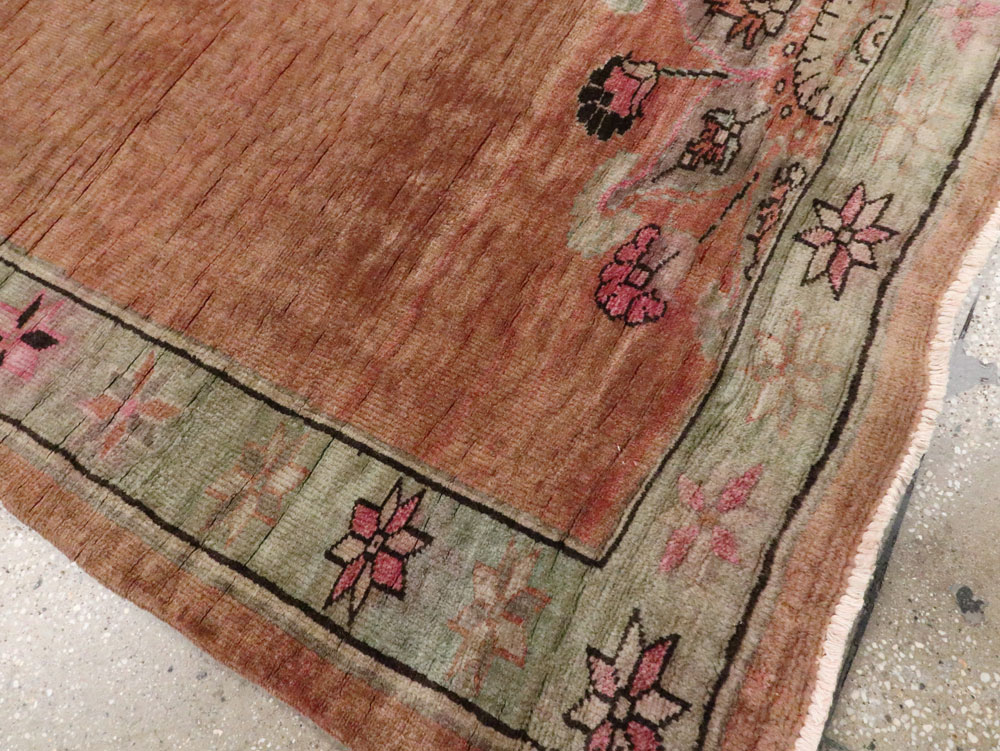 Vintage Indian Lahore Wide Gallery Runner, No.26784 - Galerie Shabab