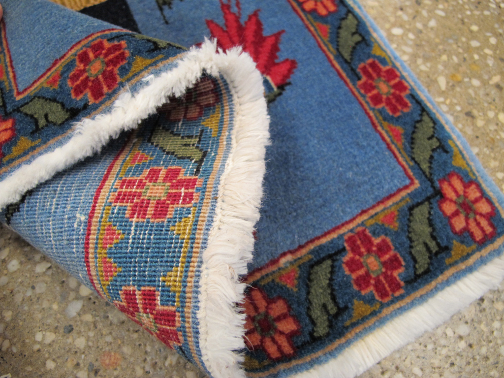 Vintage Persian Tabriz Pictorial Rug, No.26786 - Galerie Shabab