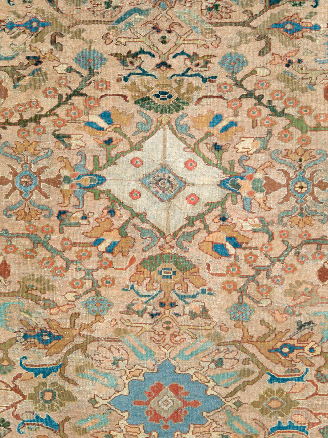 Antique Persian Mahal Carpet, No.26787 - Galerie Shabab