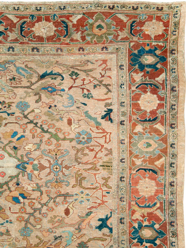 Antique Persian Mahal Carpet, No.26787 - Galerie Shabab