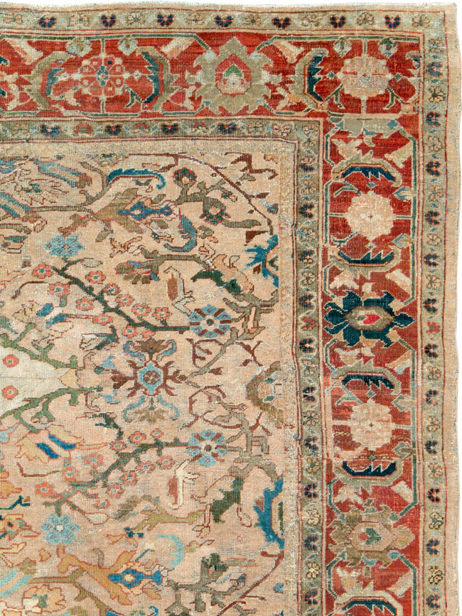 Antique Persian Mahal Carpet, No.26787 - Galerie Shabab