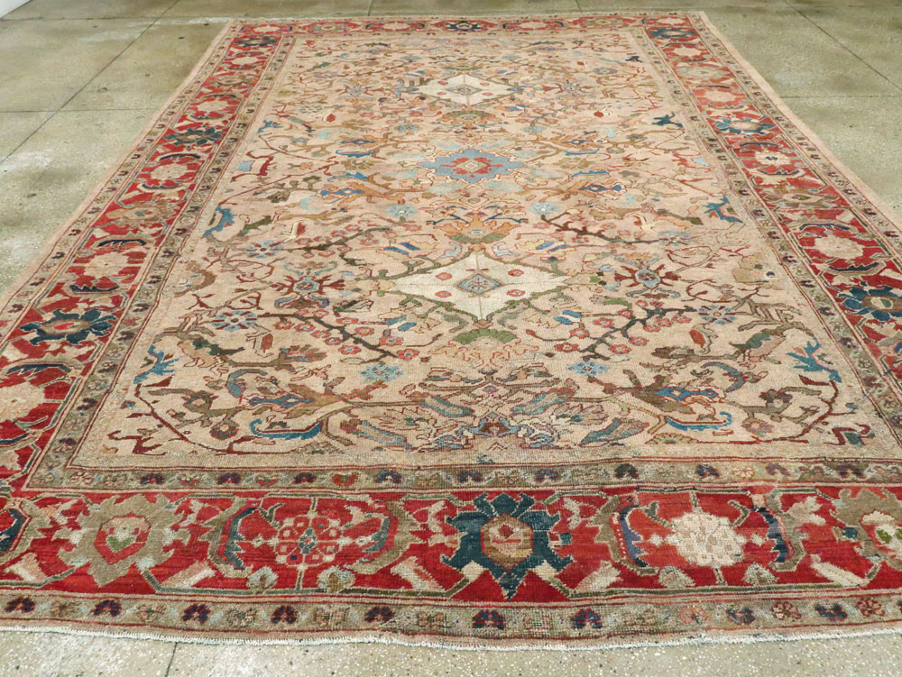 Antique Persian Mahal Carpet, No.26787 - Galerie Shabab