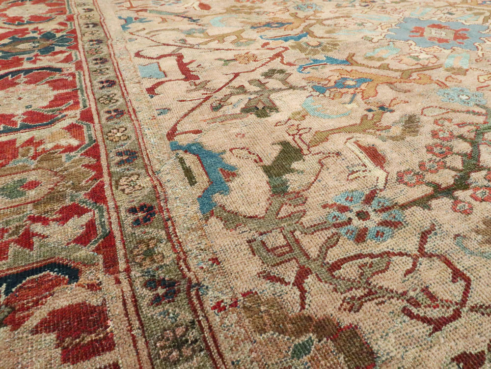 Antique Persian Mahal Carpet, No.26787 - Galerie Shabab