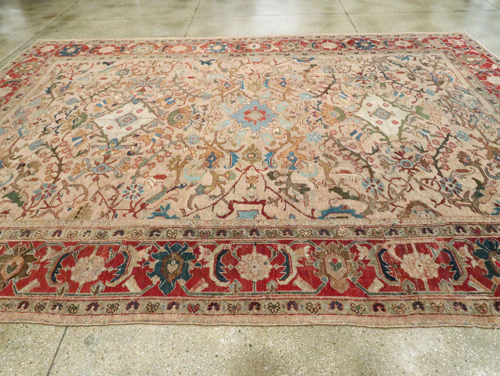 Antique Persian Mahal Carpet, No.26787 - Galerie Shabab