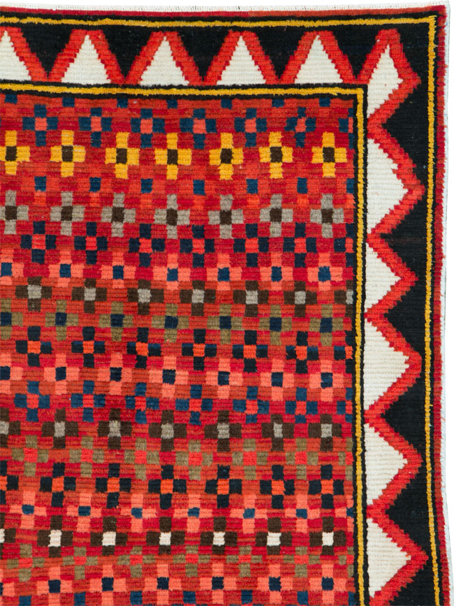 Vintage Persian Gabbeh Rug, No.26796 - Galerie Shabab