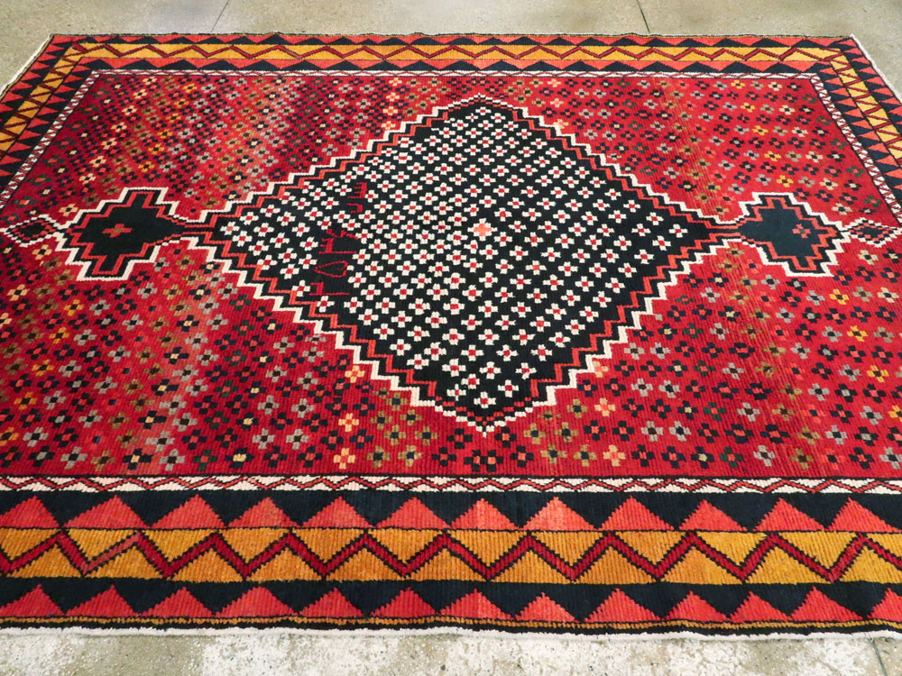 Vintage Persian Gabbeh Rug, No.26797 - Galerie Shabab