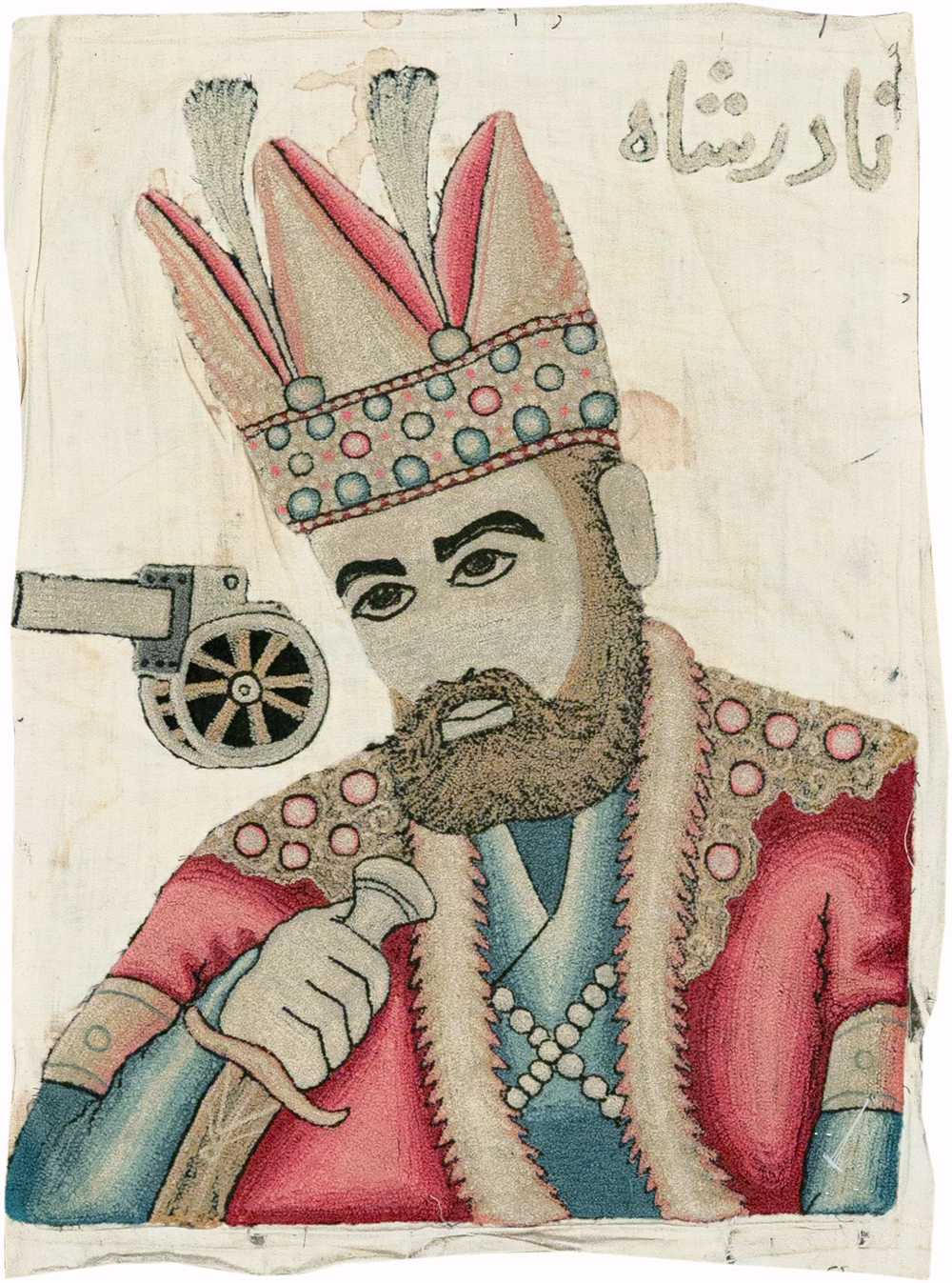 Vintage Persian Pictorial Textile , No.26809 - Galerie Shabab