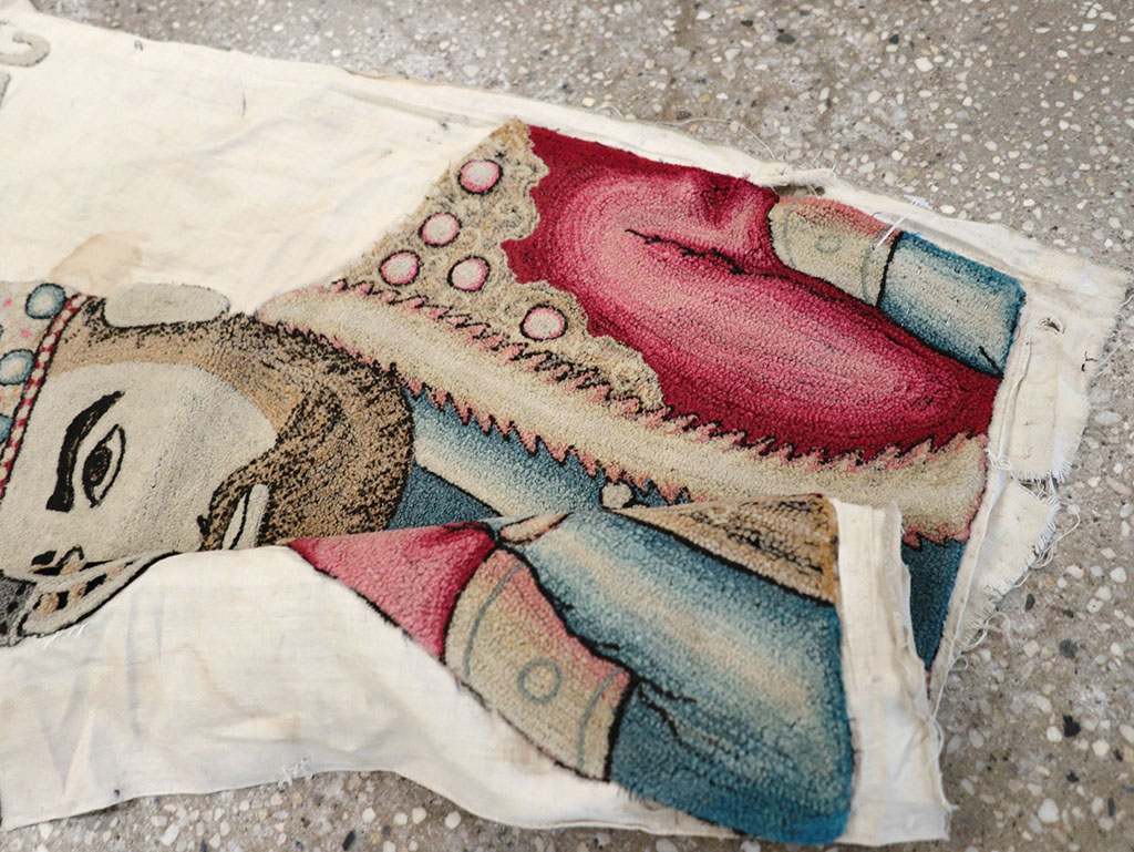 Vintage Persian Pictorial Textile , No.26809 - Galerie Shabab