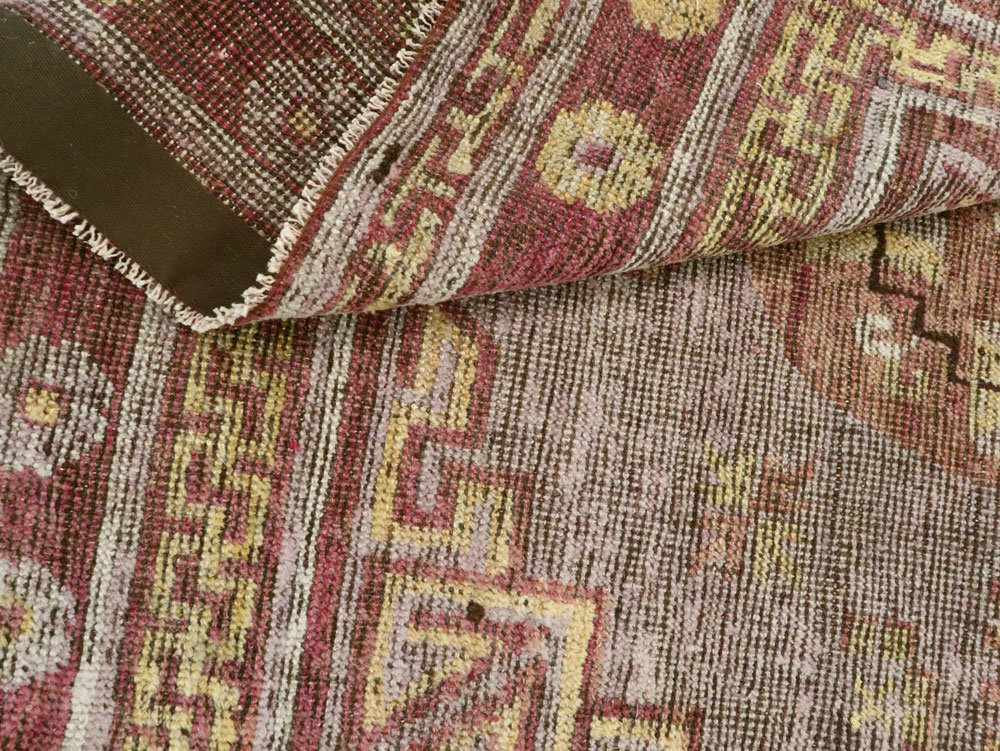 Antique East Turkestan Khotan Accent Rug, No.26818 - Galerie Shabab