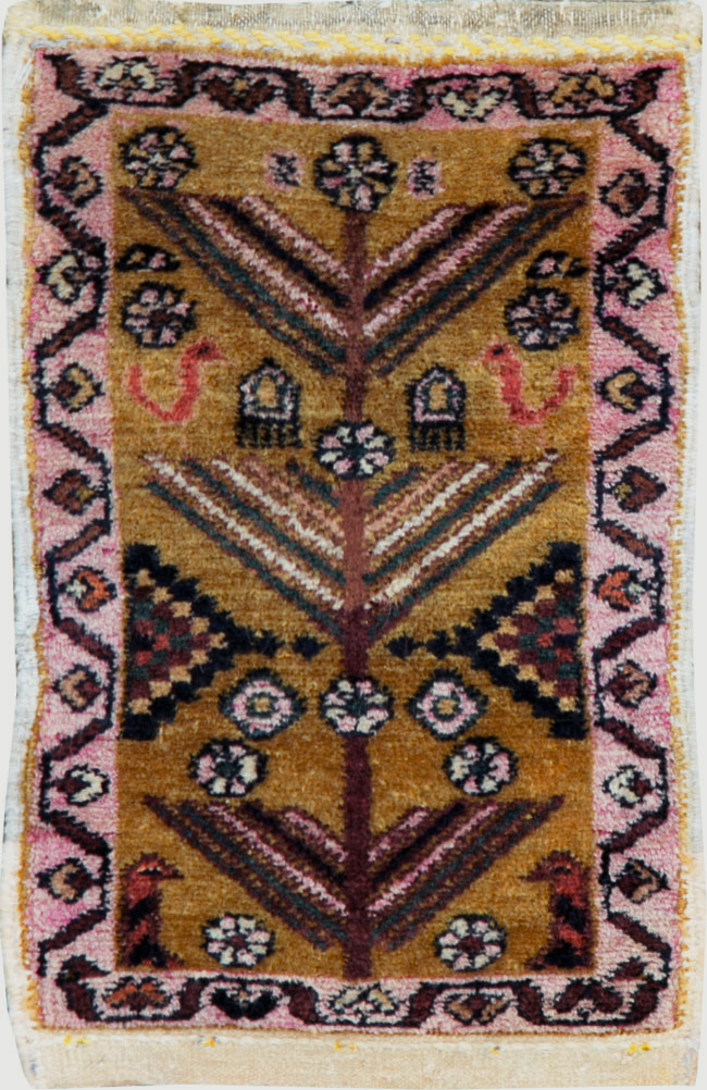 Vintage Persian Gabbeh Tribal Throw Rug, No.26825 - Galerie Shabab