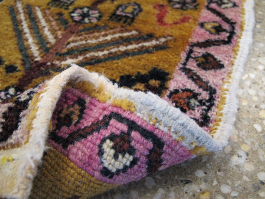 Vintage Persian Gabbeh Tribal Throw Rug, No.26825 - Galerie Shabab