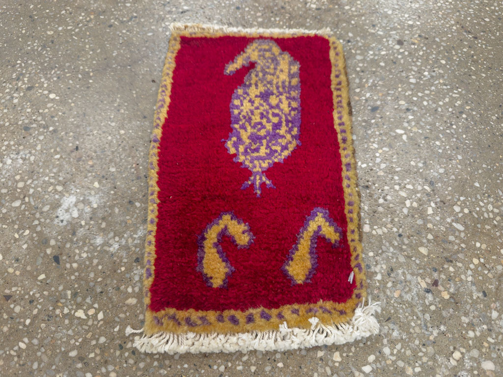 Vintage Persian Gabbeh Bag Face, No.26826 - Galerie Shabab
