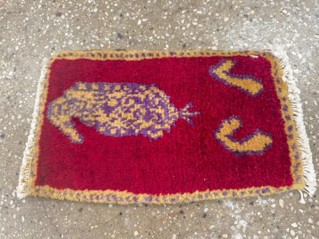 Vintage Persian Gabbeh Bag Face, No.26826 - Galerie Shabab