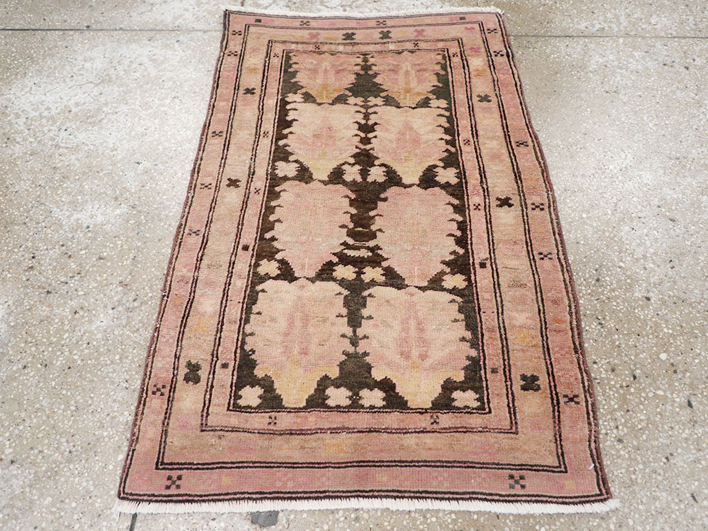 Vintage Persian Ardabil Throw Rug, No.26831 - Galerie Shabab
