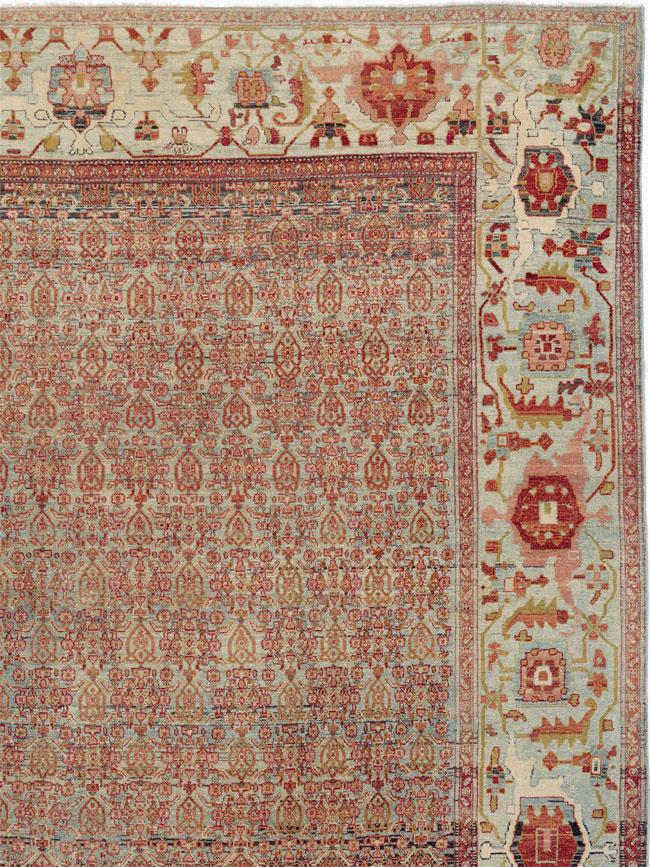 Antique Senneh Malayer Rug, No.26835 - Galerie Shabab