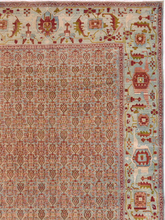 Antique Senneh Malayer Rug, No.26835 - Galerie Shabab
