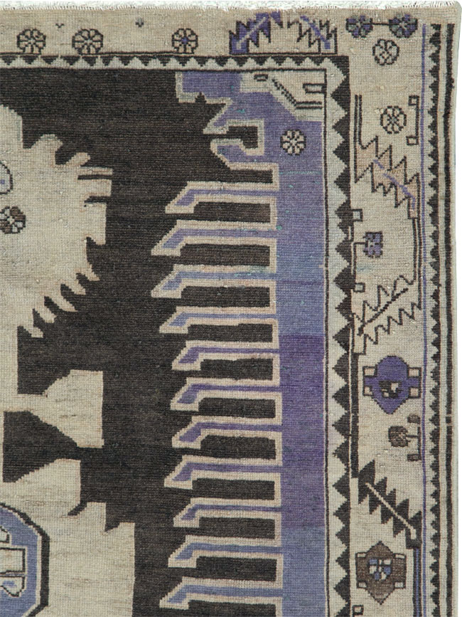 Vintage Persian Malayer Gallery Rug, No.26837 - Galerie Shabab