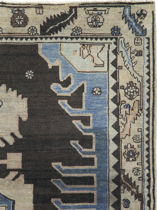 Vintage Persian Malayer Gallery Rug, No.26837 - Galerie Shabab