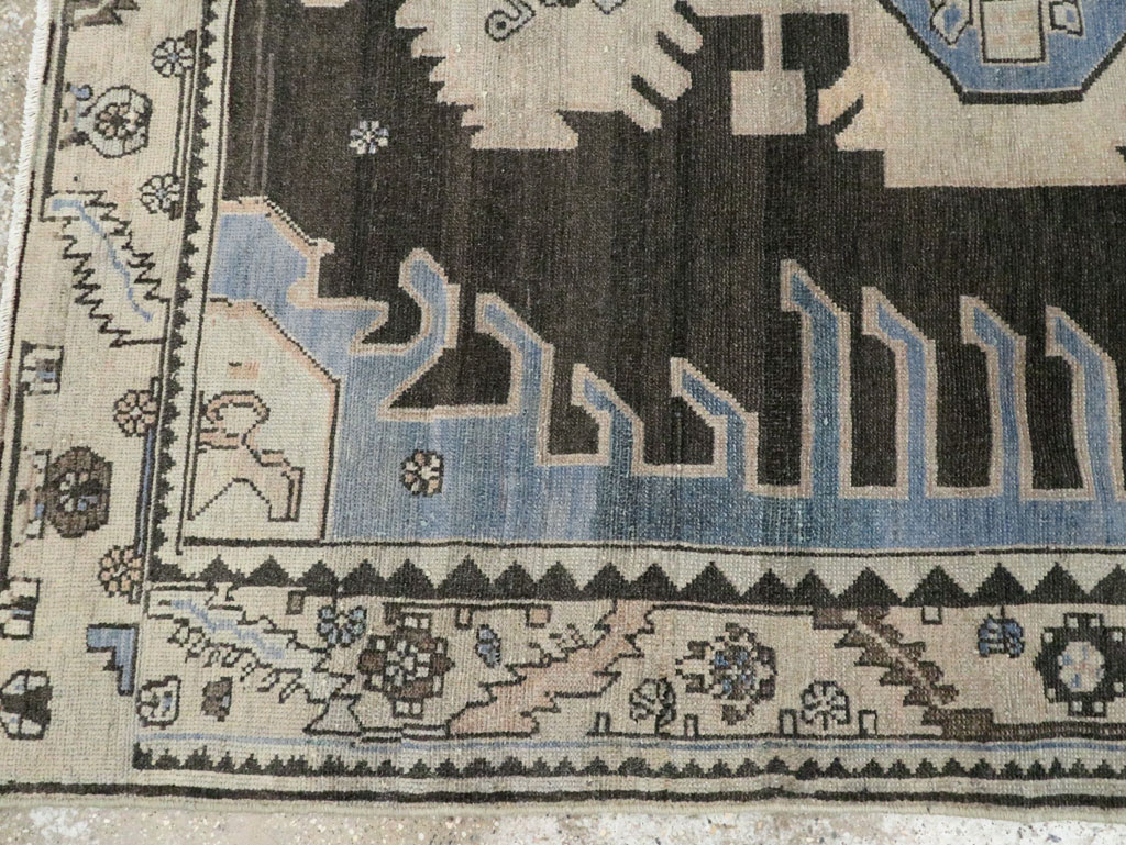 Vintage Persian Malayer Gallery Rug, No.26837 - Galerie Shabab