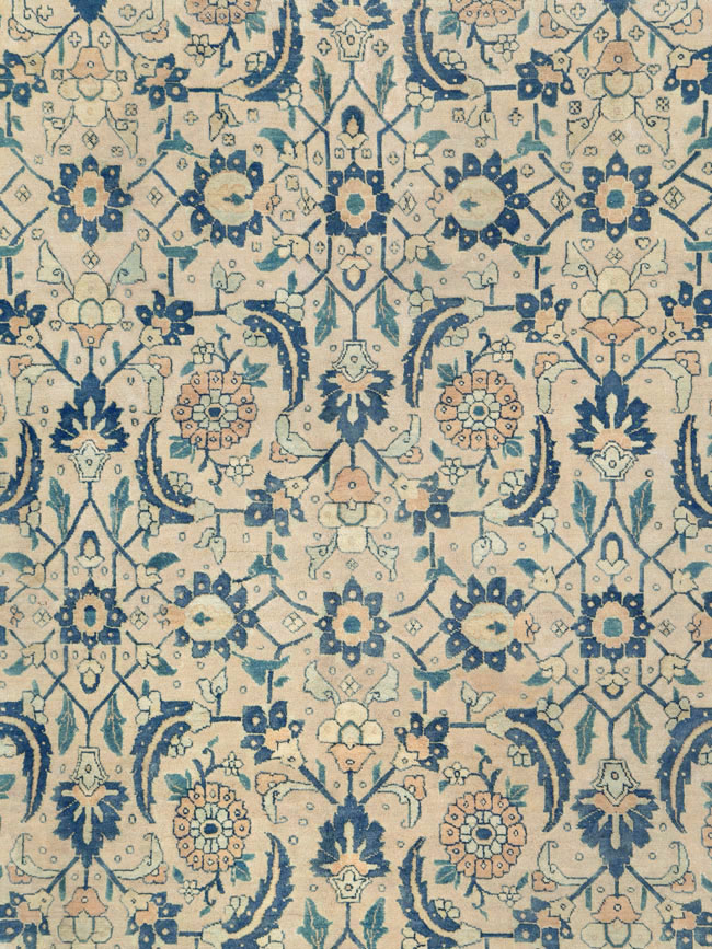 Antique Persian Tabriz Large Room Size Carpet, No.26844 - Galerie Shabab