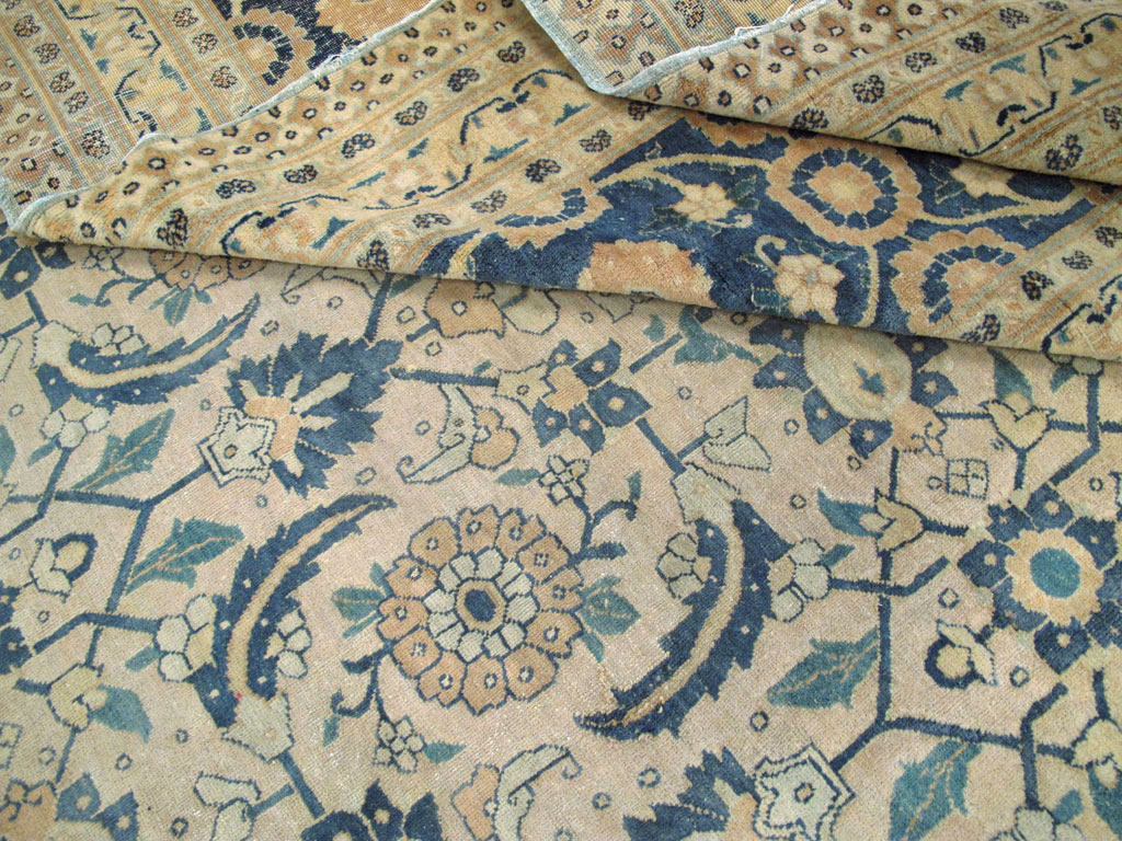 Antique Persian Tabriz Large Room Size Carpet, No.26844 - Galerie Shabab