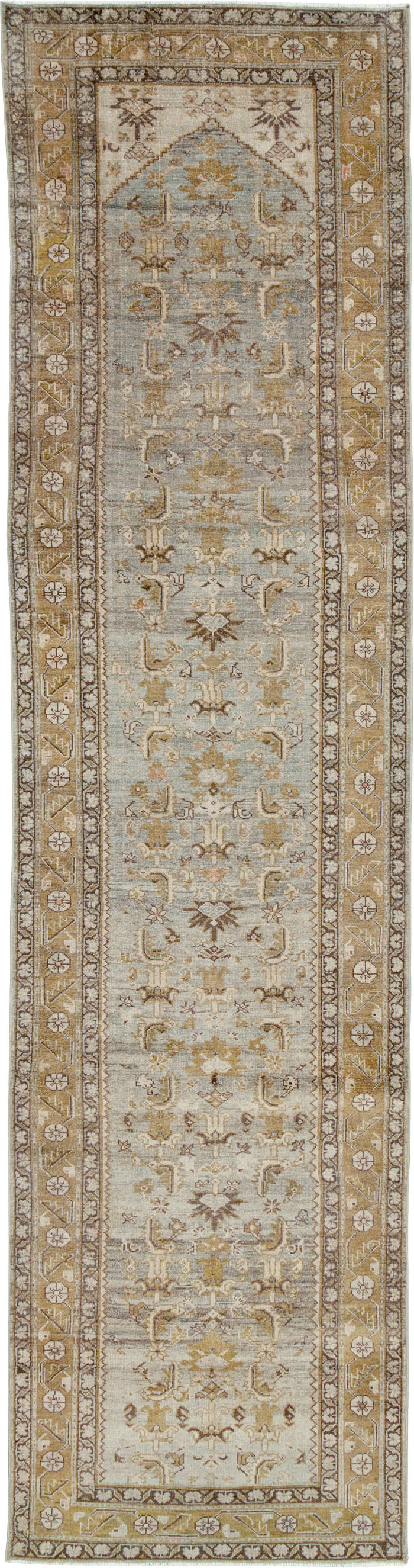 Vintage Persian Malayer Runner, No.26845 - Galerie Shabab