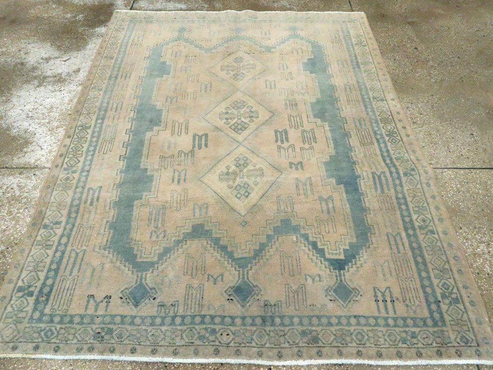 Vintage Persian Afshar Accent Rug, No.26851 - Galerie Shabab